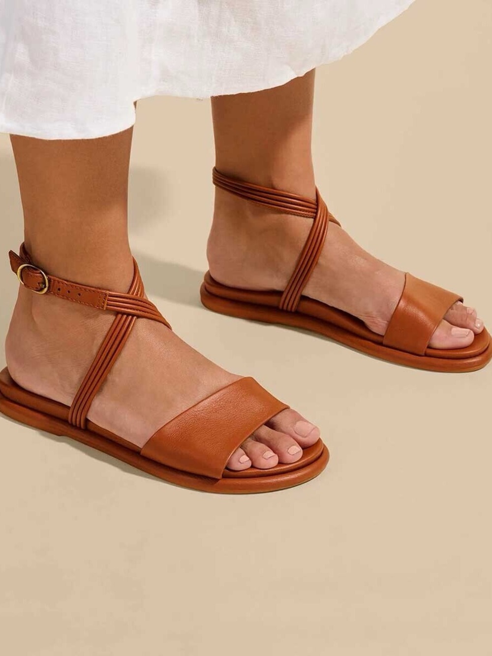 Olukai Women's Tiare Wrap Leather Sandals